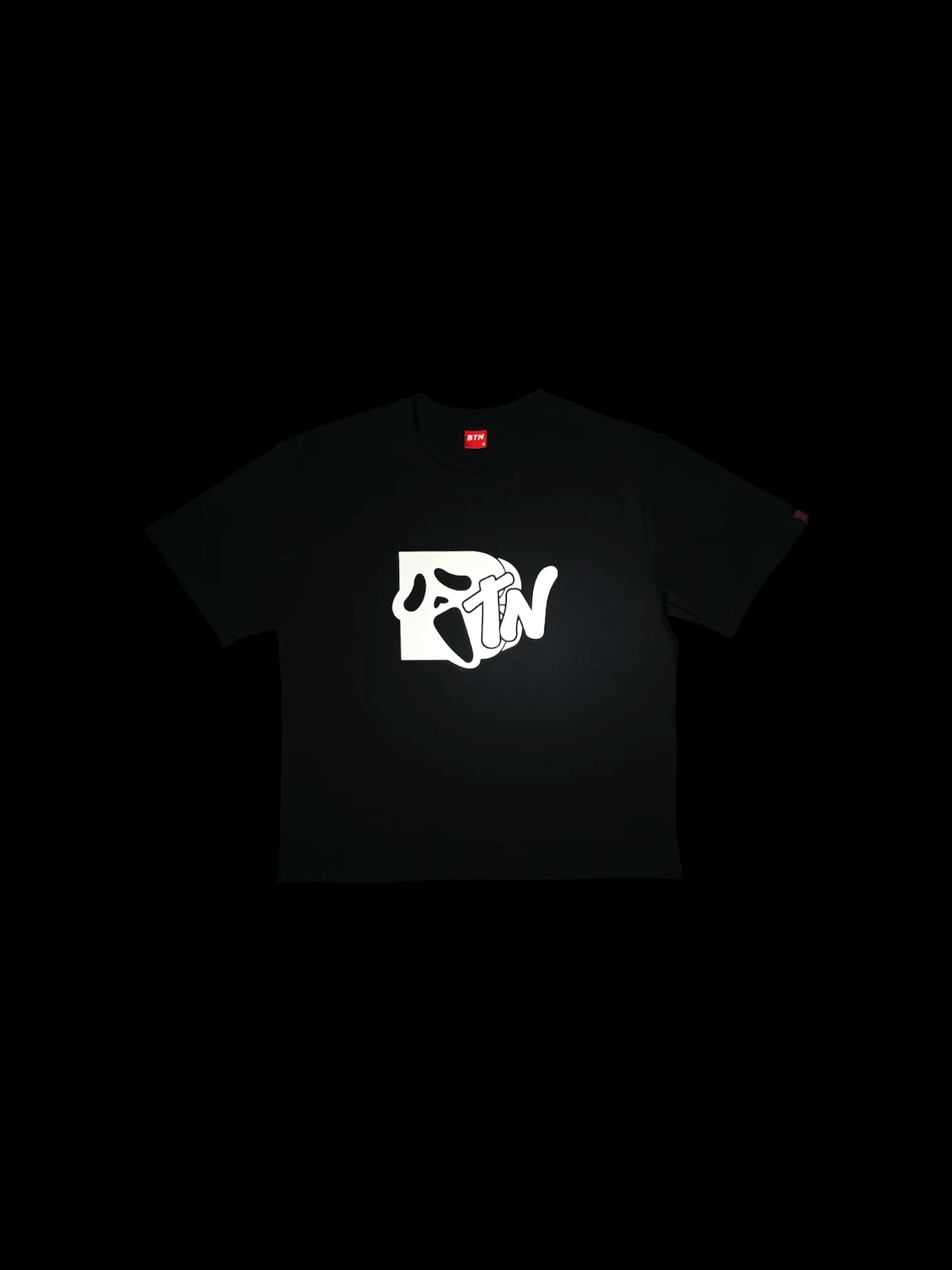 GHOSTFACE TEE [BLACK] front view