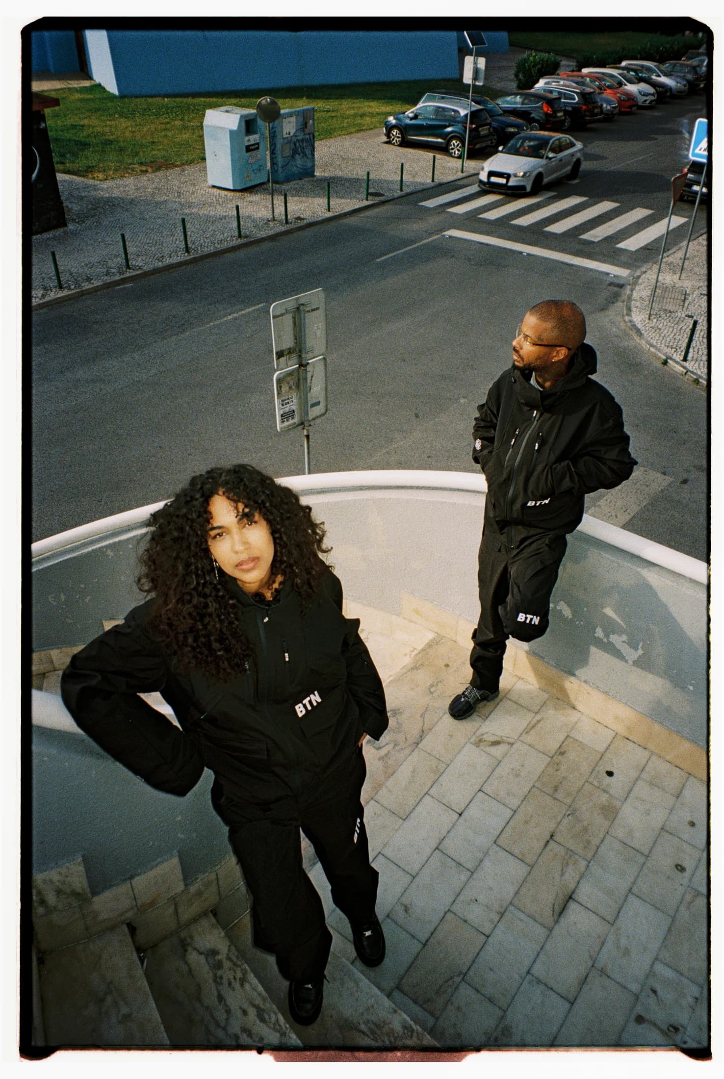 BTN clothing photographed on the street, from the 2025 lookbook